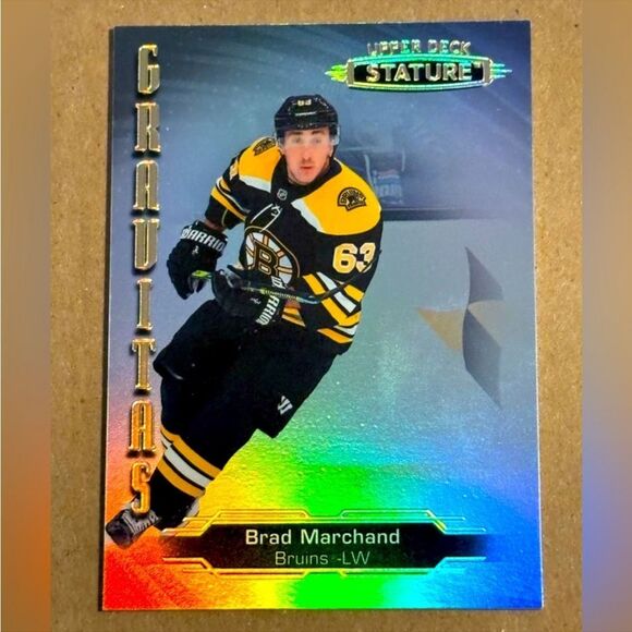 Brad Marchand 2020/21 Upperdeck Boston Bruins Panthers Insert Hockey Card - Picture 1 of 2